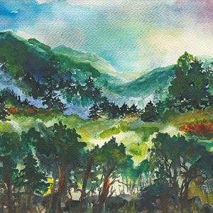 Valley Lea (Original) – Watercolor – SOLD